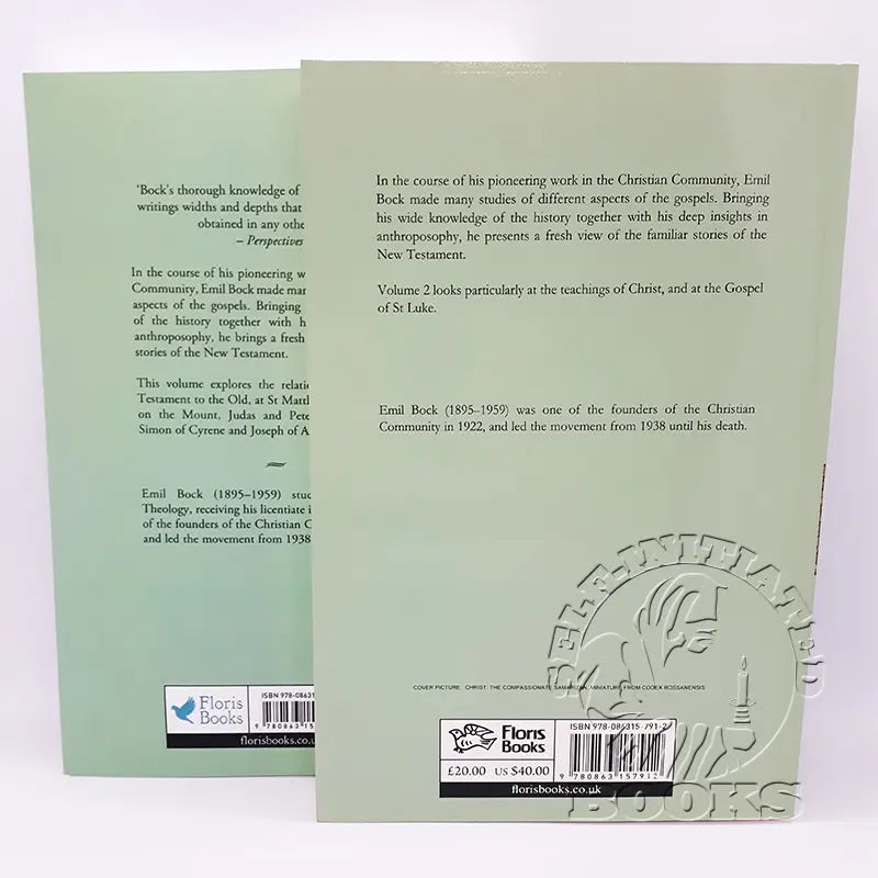 Studies in the Gospels by Emil Bock (Two Volumes)