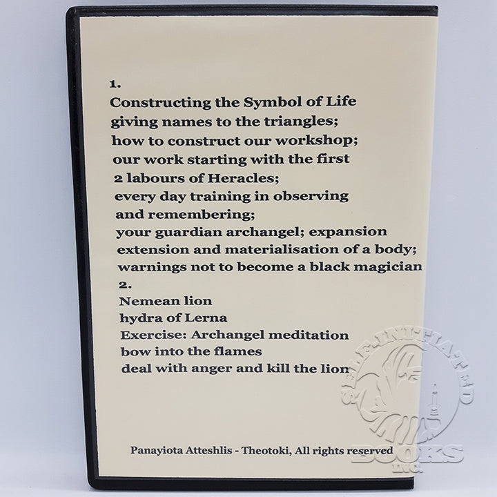 Teachings on The Symbol of Life by Panayiota Atteshlis (Disc 10 rear)