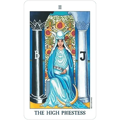 The High Priestess (Radiant Rider-Waite Tarot Deck)