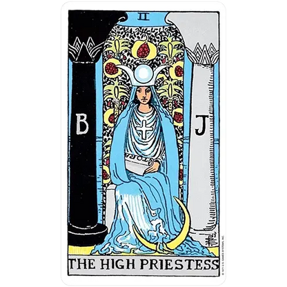 The Rider-Waite Tarot Deck (The High Priestess Card)