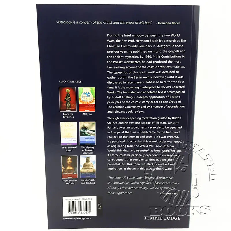 The Language of the Stars: Zodiac and Planets in Relation to the Human Being: The Cosmic Rhythm in the Creed by Hermann Beckh and Rudolf Frieling