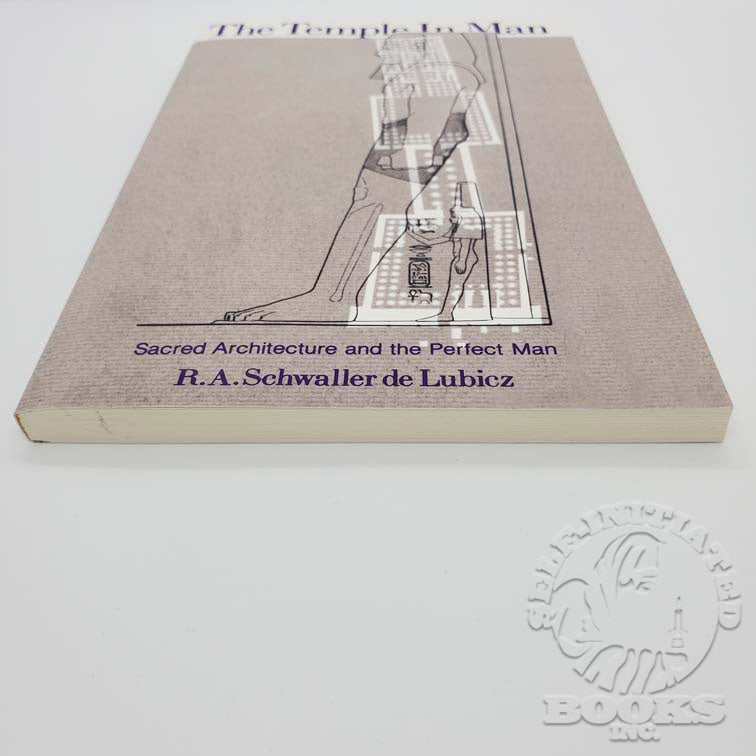 Architectural Study of the Temple of ・・・ The Temple In Man by R.A. Schwaller de Lubicz