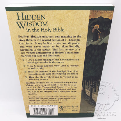 Hidden Wisdom In The Holy Bible by Geoffrey Hodson (Volume 1)