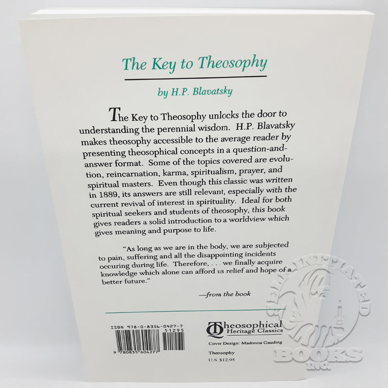 The Key to Theosophy by H.P. Blavatsky