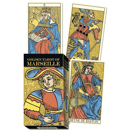 Golden Tarot of Marseille: Designed by Claude Burdel and published by Lo Scarabeo.