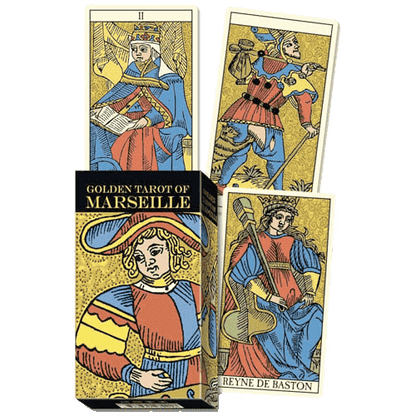 Golden Tarot of Marseille: Designed by Claude Burdel and published by Lo Scarabeo.