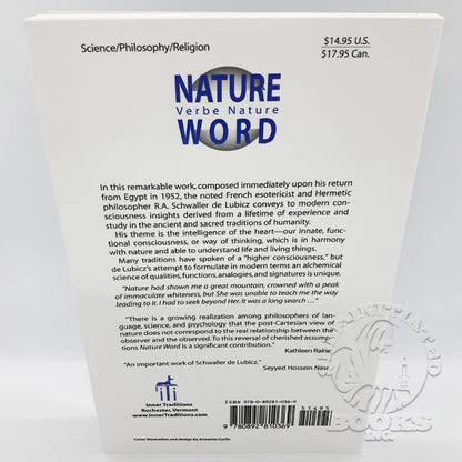 Nature Word by R.A. Schwaller de Lubicz