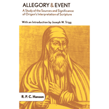 Allegory And Event by R.P.C. Hanson