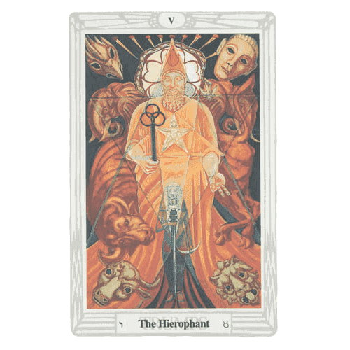 Aleister Crowley's Thoth Tarot Deck: Card V- The Hierophant