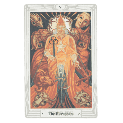 Aleister Crowley's Thoth Tarot Deck: Card V- The Hierophant