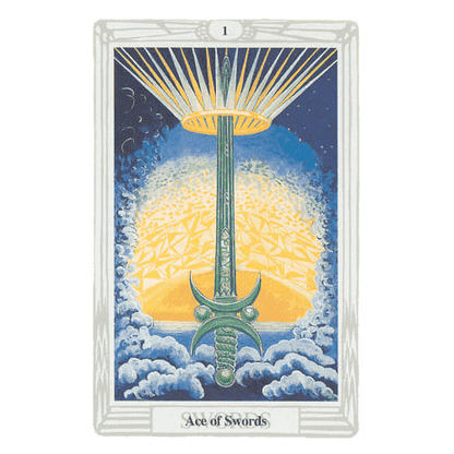 Aleister Crowley's Thoth Tarot Deck: Ace of Swords