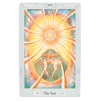 Aleister Crowley's Thoth Tarot Deck: Card XIX- The Sun