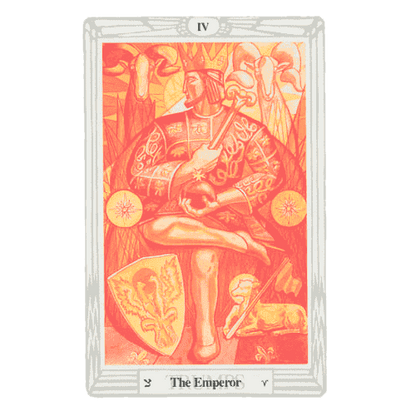 Aleister Crowley's Thoth Tarot Deck: Card IV- The Emeperor